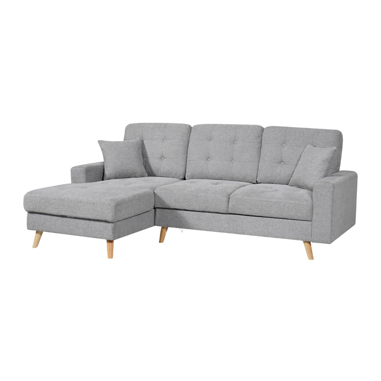 Nexa 3 Seater Fabric Sofa Bed with Storage Chaise