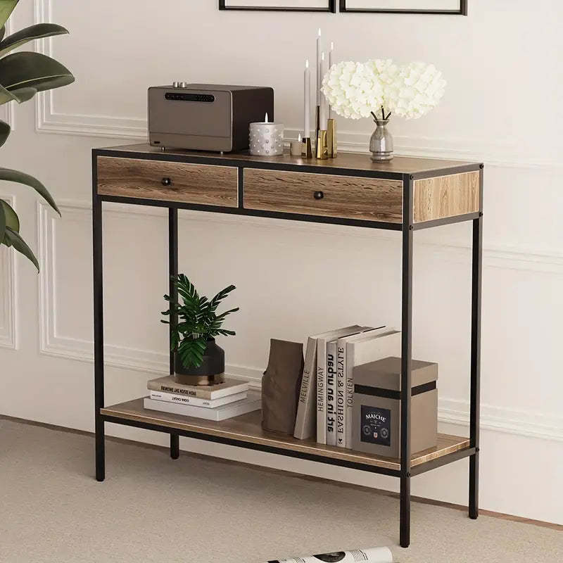 Heathfield 2 Drawer Hall Table-1
