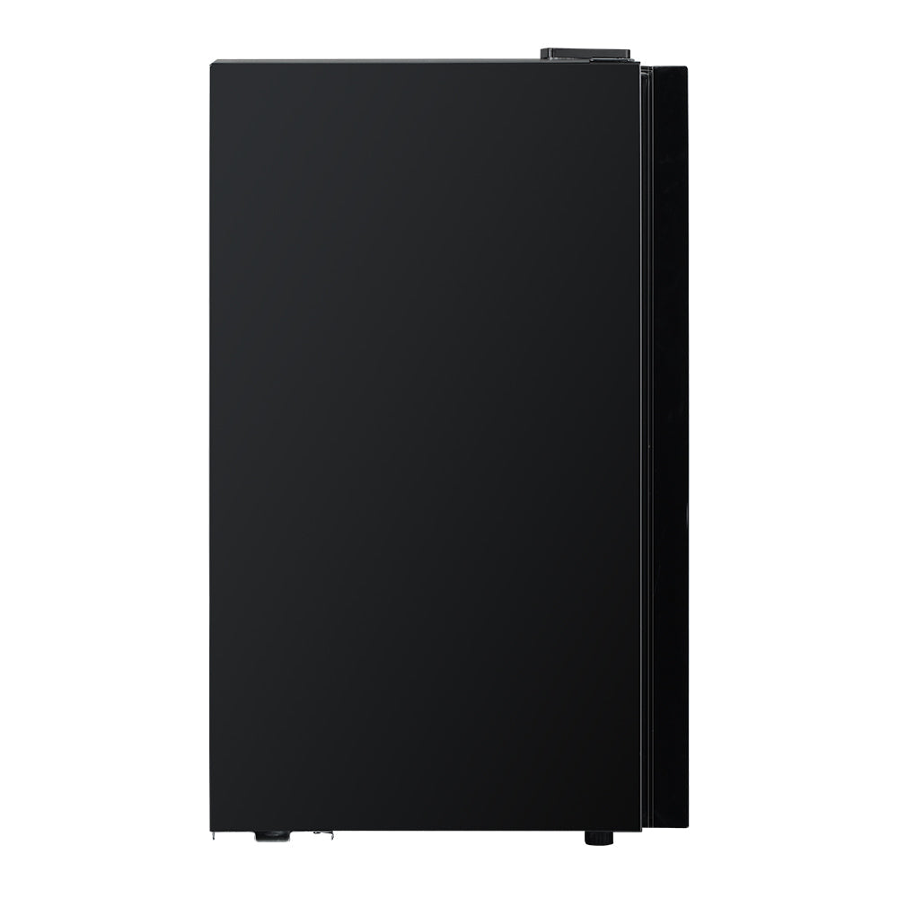NNEDSZ 98L Bar Fridge Glass Door Mini Freezer Fridges Countertop Beverage Commercial