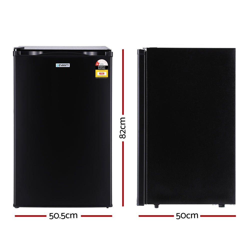 NNEDSZ Devanti 110L Bar Fridge Black