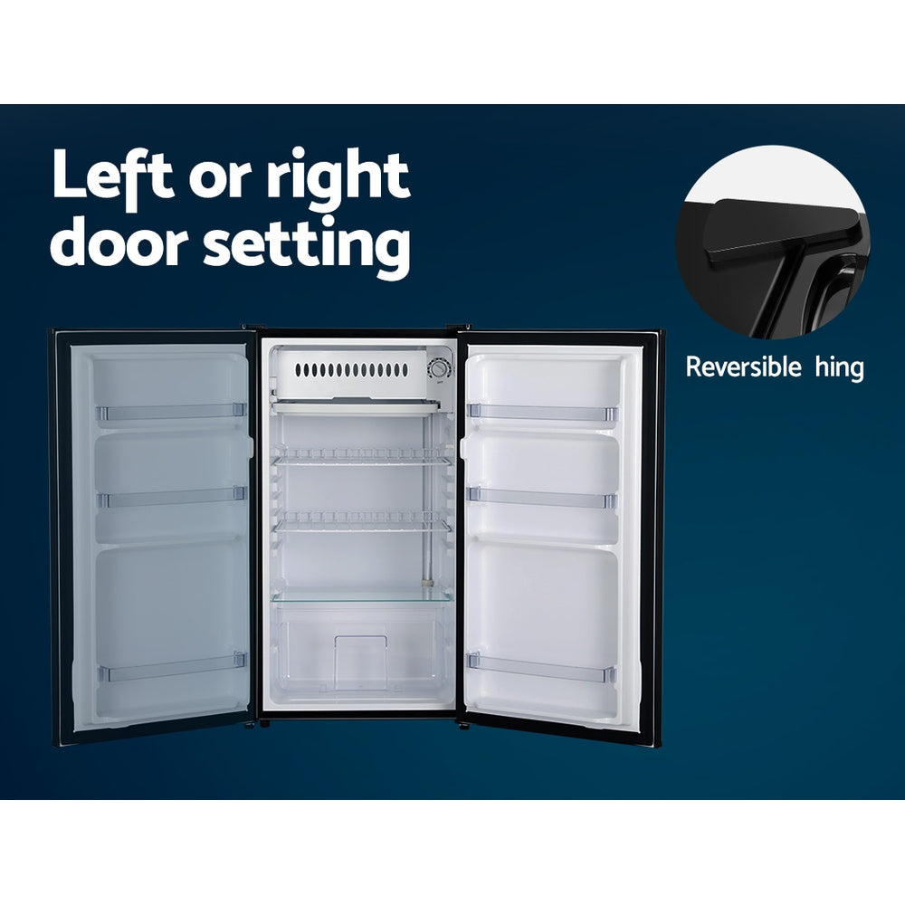NNEDSZ 95L Bar Fridge Black