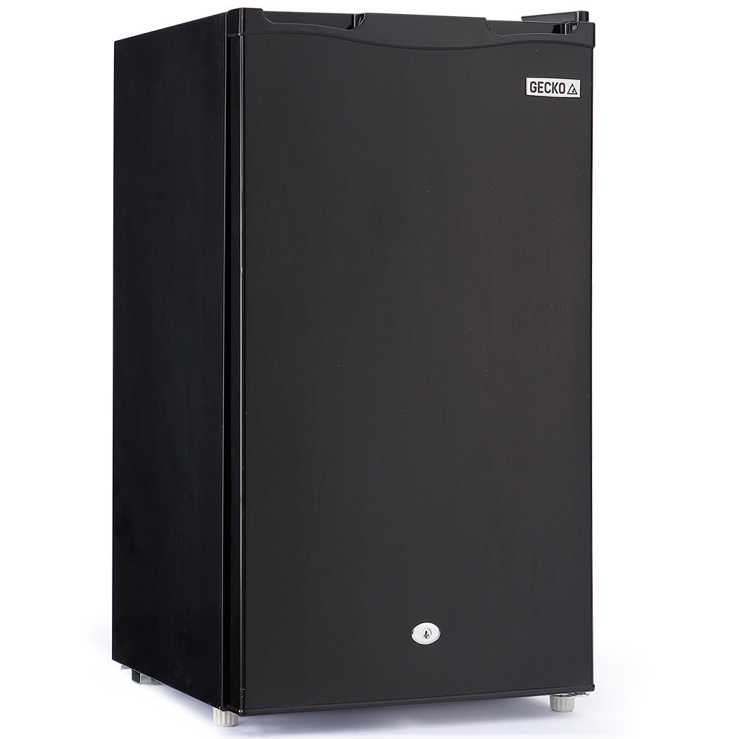 NNEMB 95L Portable Upright Fridge and Freezer 12V/24V/240V for Camping-Caravans-Black