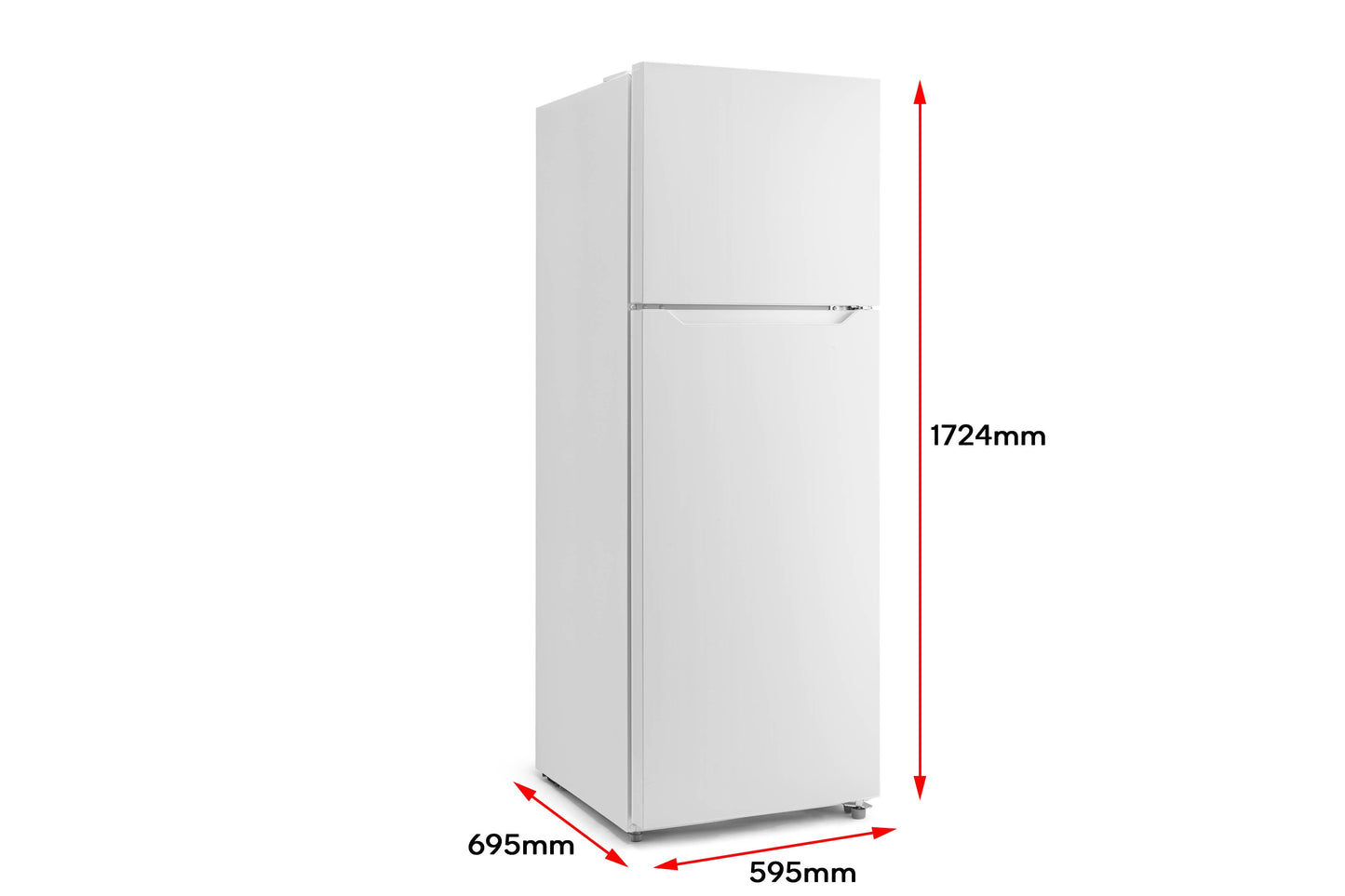 NNEKG 338L Top Mount Fridge White