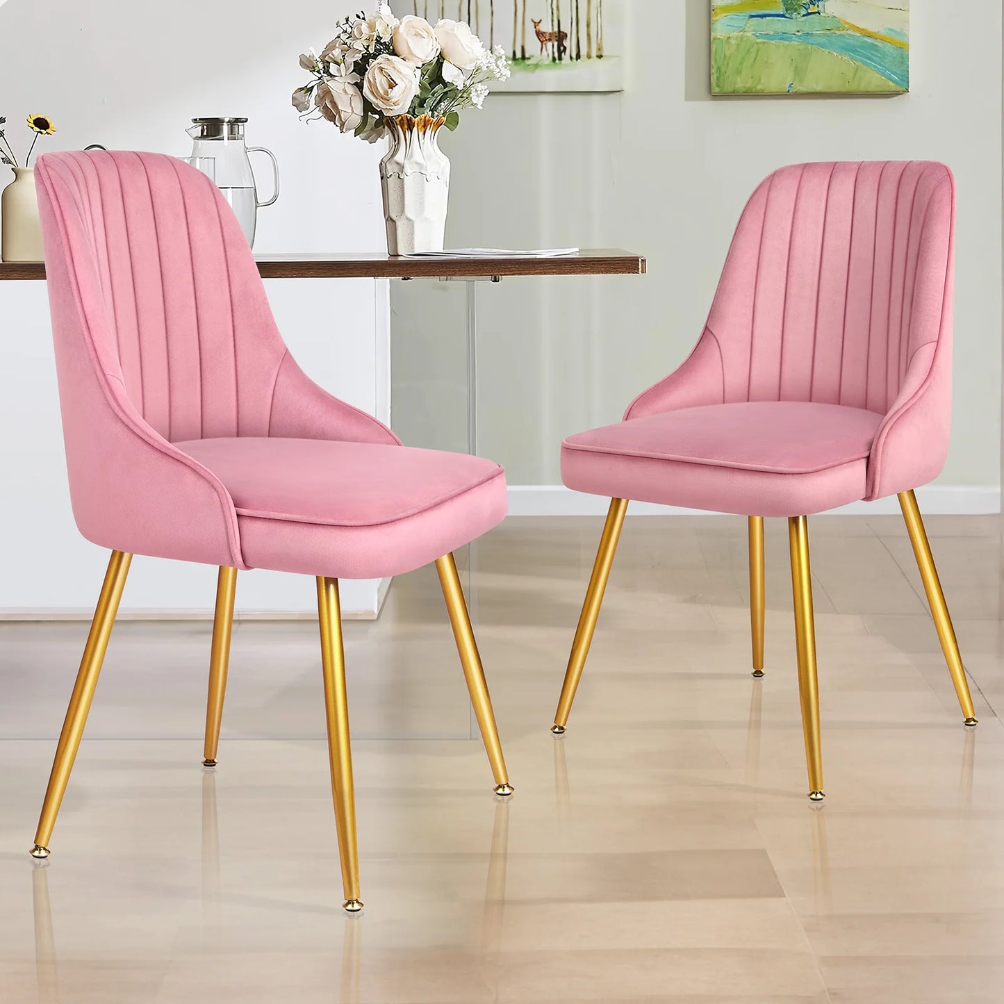 Zerra Velvet Dining Chair - Set of 2