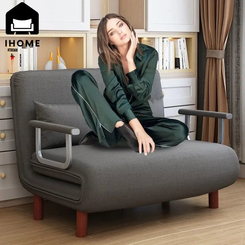 Silverton Grey Folding Sofa Bed-3