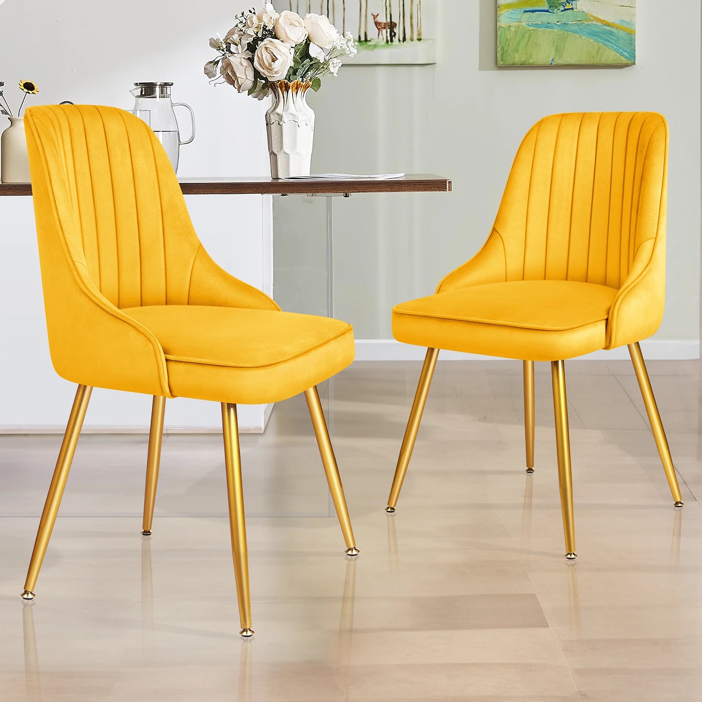 Zerra Velvet Dining Chair - Set of 2