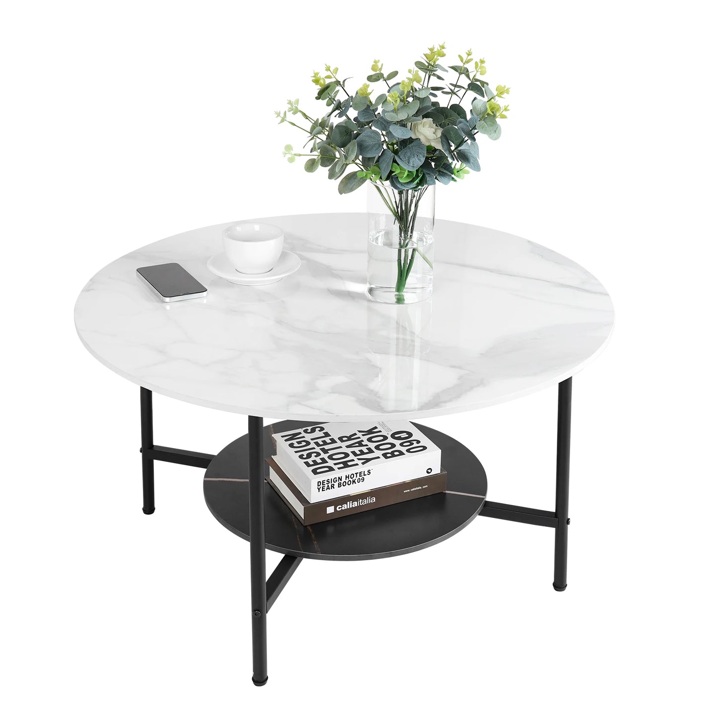 Elena Stone Round Coffee Table