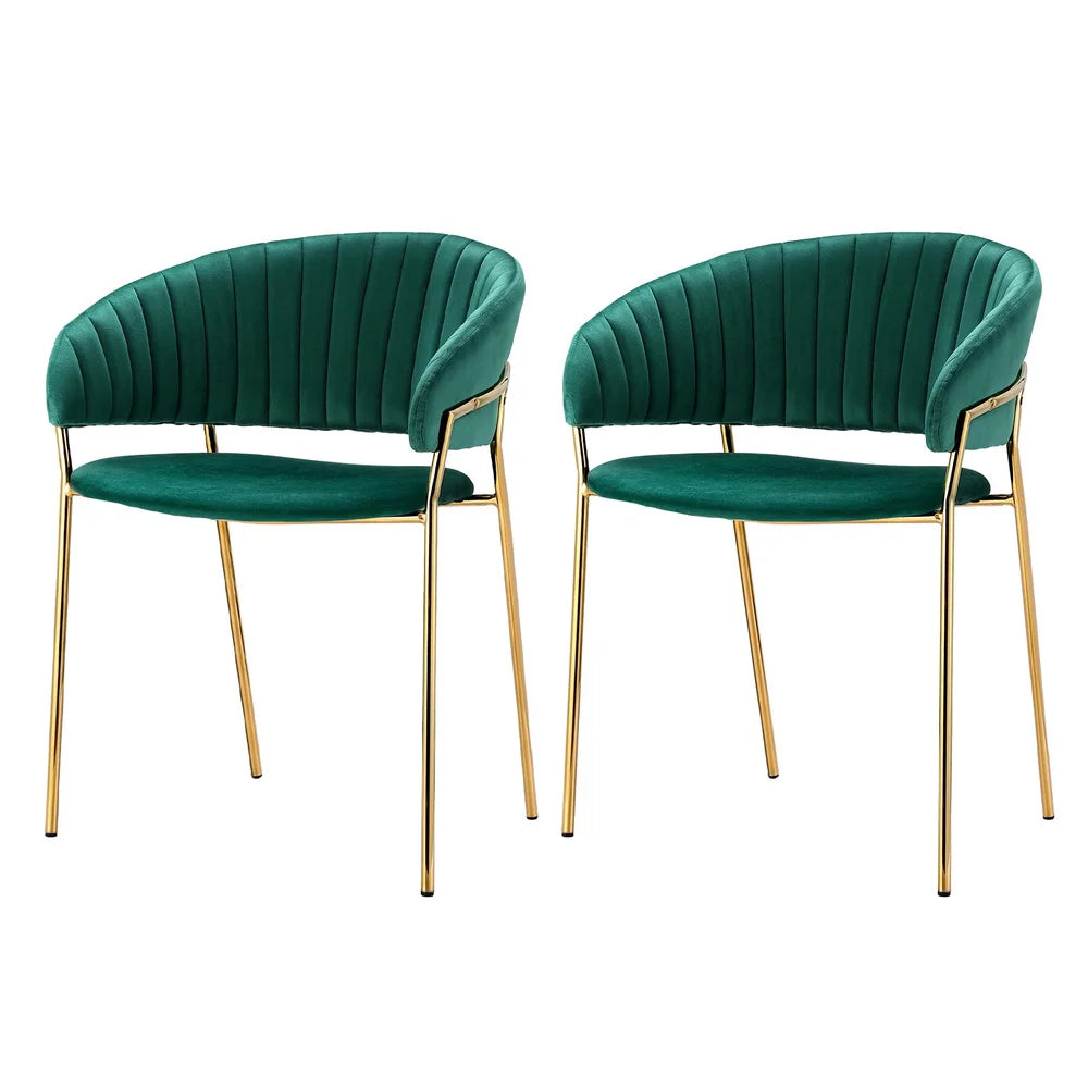 Virello Premium Velvet Dining Chair - Set of 2