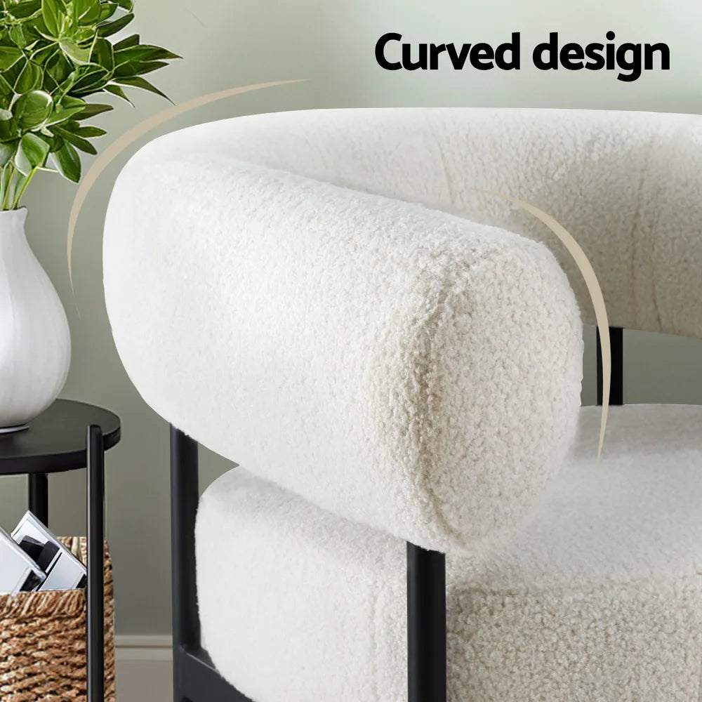 Lynor Boucle Armchair