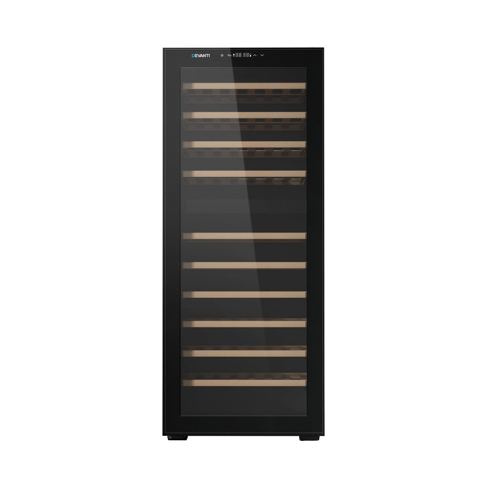 NNEDSZ Wine Cooler Fridge Compressor Dual Zone 80 Bottles