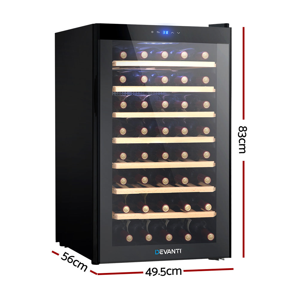 NNEDSZ Devanti Wine Fridge Cooler 51 Bottles