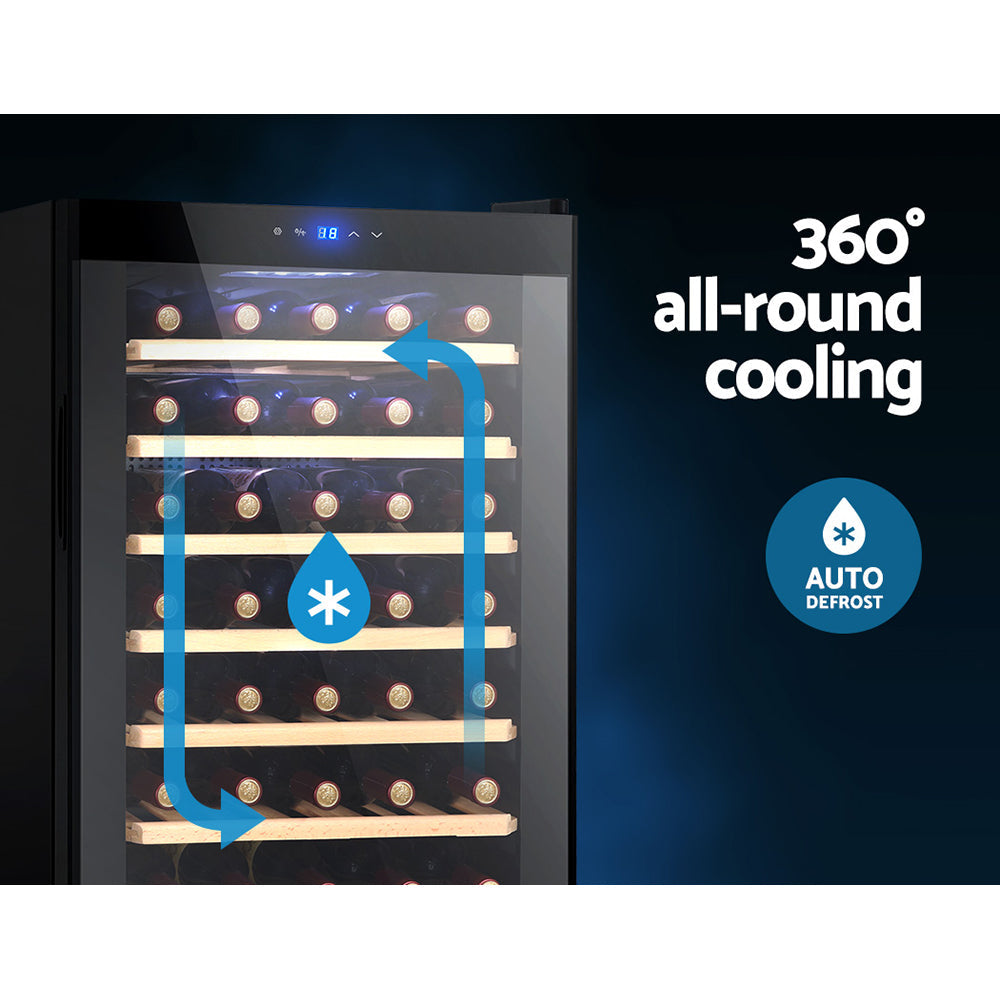 NNEDSZ Devanti Wine Fridge Cooler 51 Bottles