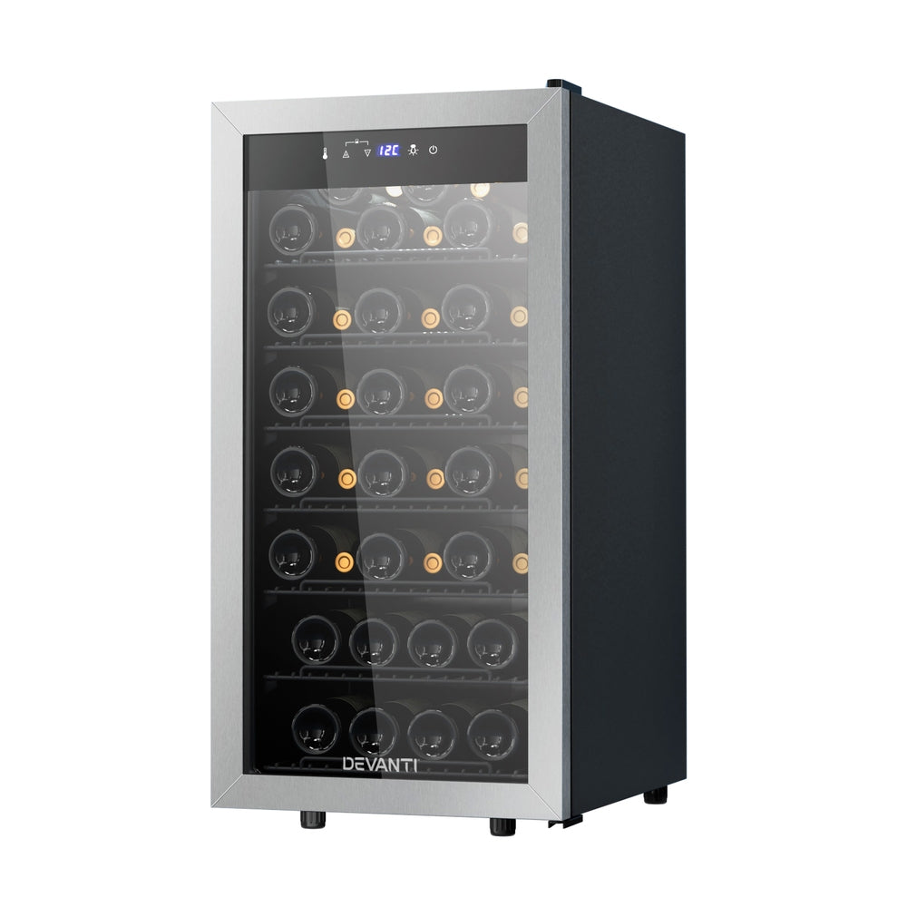 NNEDSZ Devanti Wine Fridge Cooler 42 Bottles