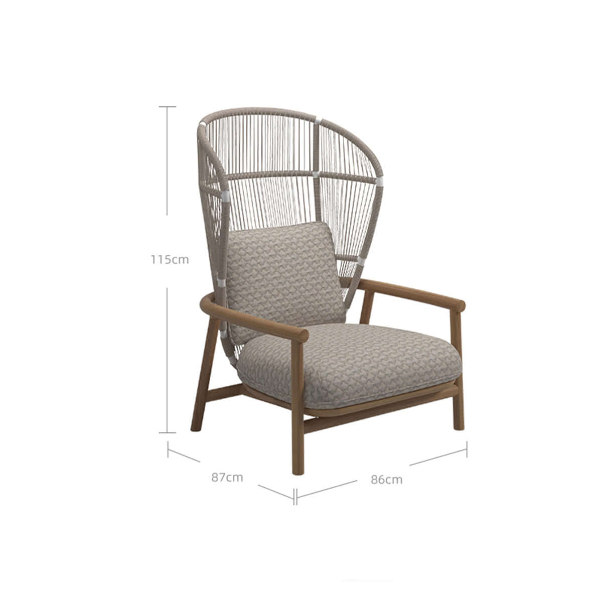Billy Outdoor Modern Peacock Chair-1