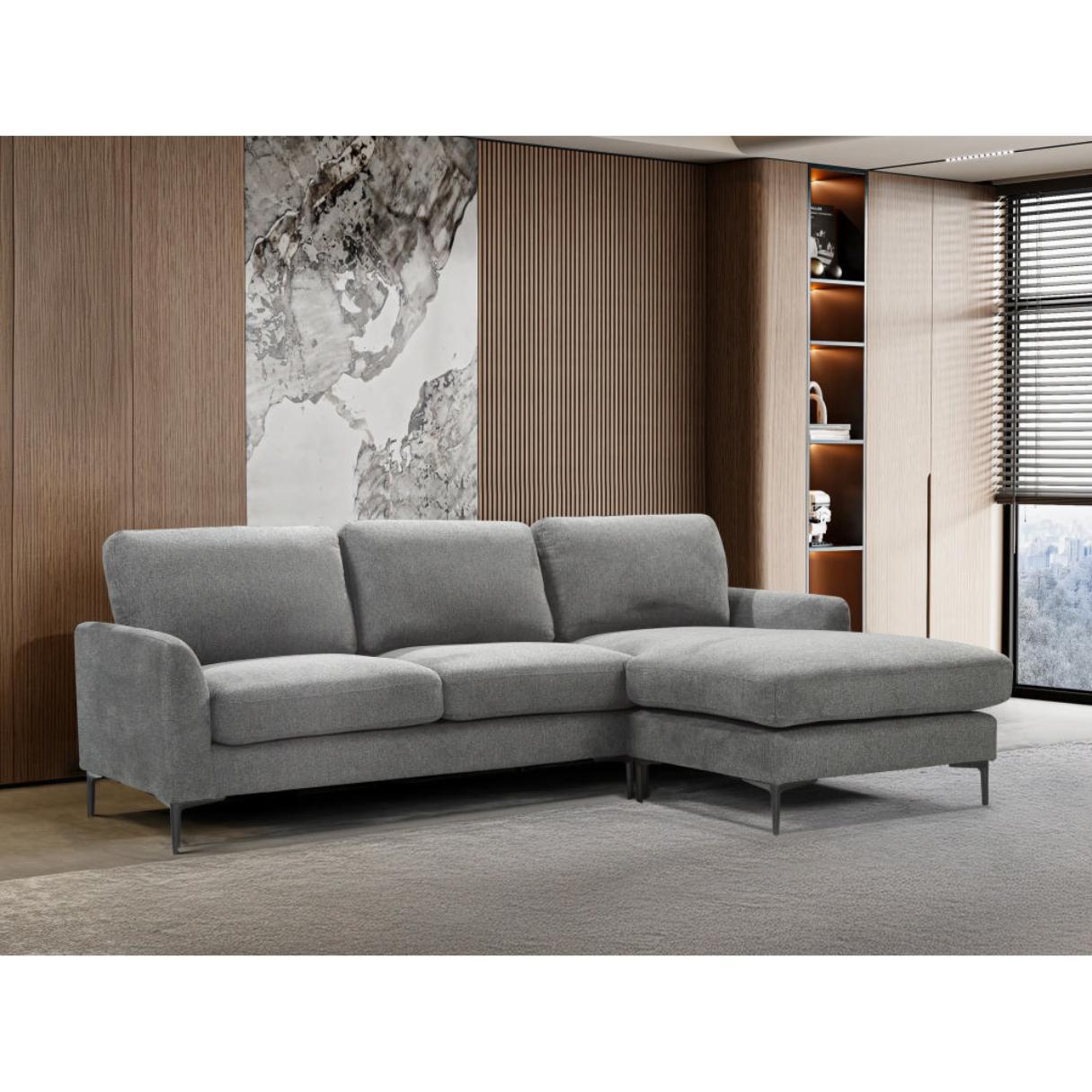 Cresta Fabric 3 Seater Lounge with Chaise