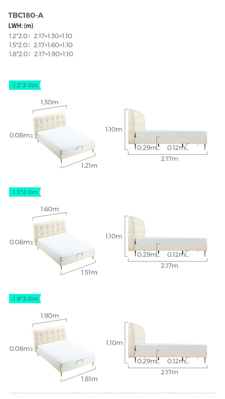 Ollie Cream Bubble Bed and Mattress for Children-2