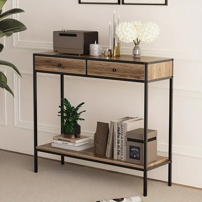 Heathfield 2 Drawer Hall Table-1