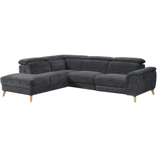 Montero Fabric Electric Corner Recliner with Chaise
