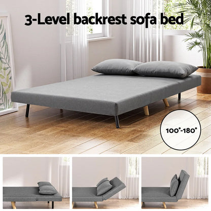 Nori Fabric 2 Seater Sofa Bed