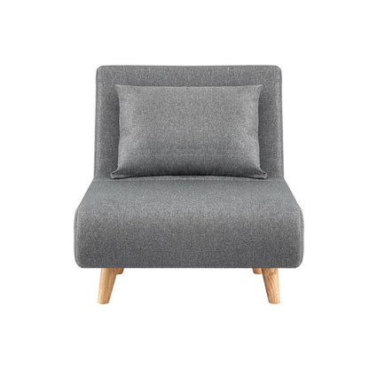 Nori Fabric Single Seater Sofa Bed
