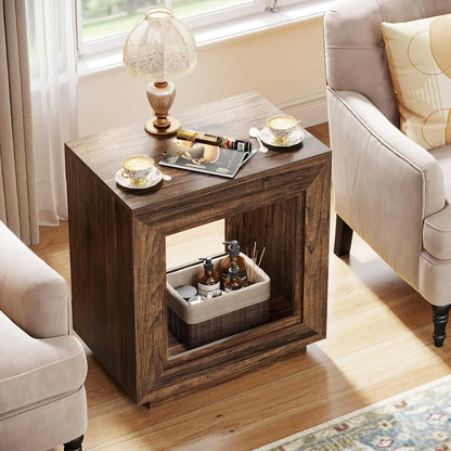 Eastwood Rustic Wood Side Table