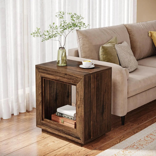 Eastwood Rustic Wood Side Table