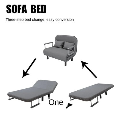 Silverton Grey Folding Sofa Bed-4