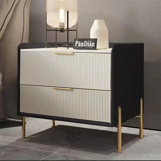 Tuscany Marble Bedside 2 Drawer