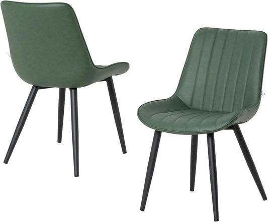 2x Donna Pu Leather Dining Chair