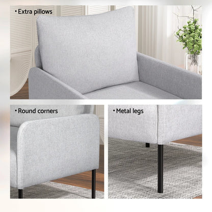 Evelyn 2 Seater & 2 Single Armchairs Lounge Package