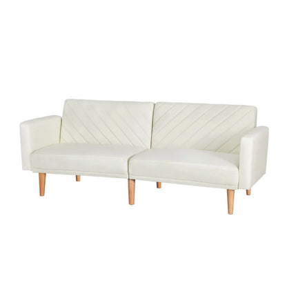 Arlo 3 Seater Sofa Bed Soft Faux Linen -Beige