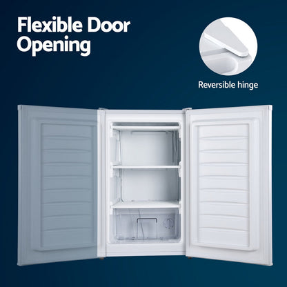 NNEDSZ Devanti 81L Upright Freezer Fridge White
