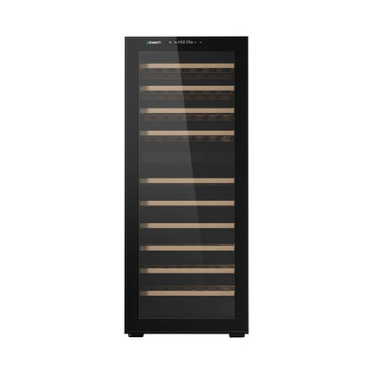 NNEDSZ Wine Cooler Fridge Compressor Dual Zone 80 Bottles