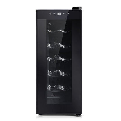 NNEDSZ Wine Cooler 12 Bottle Thermoelectric Fridge Storage Chiller