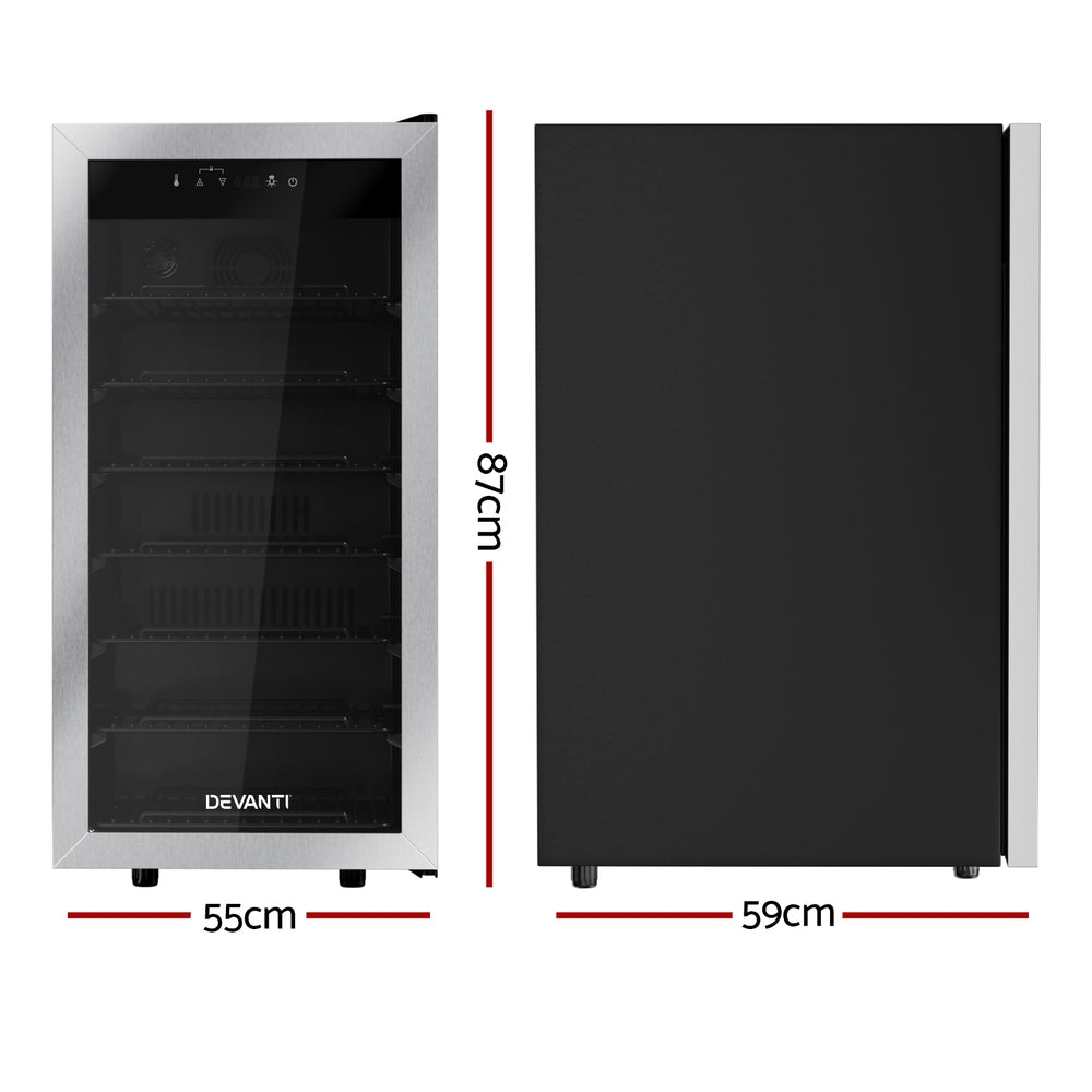 NNEDSZ Devanti Wine Fridge Cooler 42 Bottles