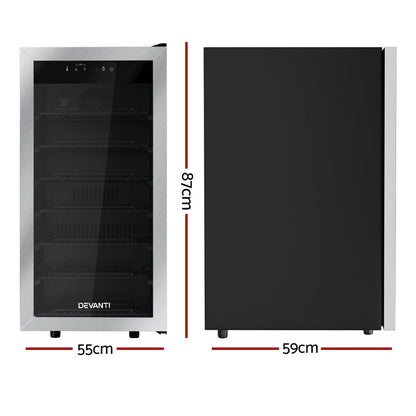 NNEDSZ Devanti Wine Fridge Cooler 42 Bottles