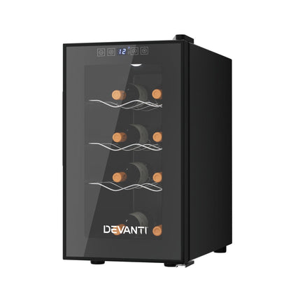 NNEDSZ Devanti Wine Fridge Cooler 8 Bottles