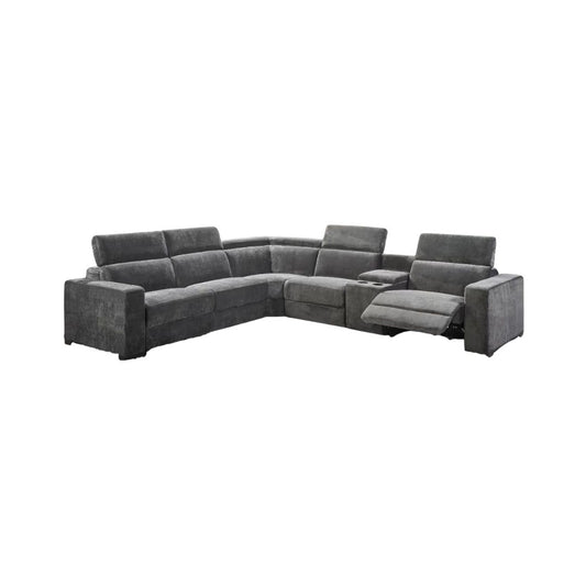 Renzo Electric Recliner Nappa Fabric Modular Corner Lounge